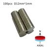 N50 10-100pcs 12mm x 1mm Strong Round Magnets Neodymium Magnet Rare Earth Magnet