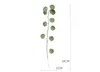 Konstgjord eukalyptus Fake Leaf Plastic Eucalyptus Tree Branch Simulation Leaves To Christmas Wedding Decoration Flower MEN247C