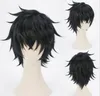 Charming new beautiful Quality sell The Rising of the Shield Hero Naofumi Iwatani Short Black Cosplay Wig Wig Cap3364192