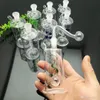 Multi Typ Floral Glass Flask Partihandel Glas Bongs Oljebrännare Glas Vattenrör Olje Rigar Rökningsriggar