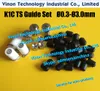 d = 2.5mm K1C TS Guide Set (1pc guide+1pc collet+1pc spacer+10pc joint en caoutchouc) pour Sodc K1C,Charmilles SH2,Madra BT-2 3562038,0224048,663562038