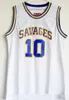 Dennis Rodman Oklahoma Savages Jersey NCAA College Jerseys Basketball Mens Color Blue White Green Andel University Uniforms