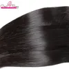 Brazilia Haar-einschlag Erweiterung Weave 8" 30" Unverarbeitete Jungfrau-Menschenhaar Bundles natürliche Farben einfärbbar seidiges gerade Greatremy Mink Haar