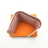 Mode Frauen Brieftasche klassische Frau kurze Brieftaschen beschichtete Leinwand mit echtem Leder kleiner Flieger mit Münzentasche