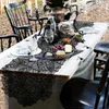 Halloween Table Decoration Black Lace Spider Web Tablecloth Fireplace Scarf Creative Tables Cloth Cover Party Home Table Decor GGA2684