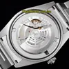 Top-versione N F Sky doppio fuso orario Quadrante Blu Cal.9001 automatico reale 12 piccola finestra puntino rosso di visualizzazione mese 326.934 Mens-Watch limitati-Orologi da polso