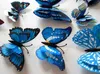 3D Butterfly Wall Stickers 12PCS Decals Home Decor For Fridge Kitchen Room Living Room Home Decoration EEA384