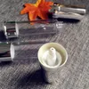 5 10-ml-Gold-Silber-Vakuum-nachfüllbare Lotionsflaschen, klare Airless-Pumpflasche, Make-up-Werkzeuge