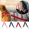 Ajustável assento Pet Segurança Dog Belt Nylon Cachorrinho chumbo assento Leash Dog Harness Veículo Cinto de segurança Pet Shop 13colors clipe viagem JXW539