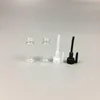 0.5 ml Clear Glass Perfume Bottle Mini Provstorlek Kosmetisk Tom behållareflaskeltester transparent för prov