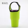 neoprene handheld cup cover solid color 30oz tumbler water bottle sleeve carrier travel mug holder bag case pouch warmer thermal cover