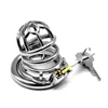 2019 Newest Hot Sales Chastity Bondage Cage with Anti-off Ring Penis Cock Cage Chastity Device Sex Toys for Men G7-1-264E