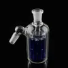 ash catcher 14mm arm male 90 & 45 degrees green blue percolator for bongs glass water pipe bubbler