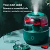 Nieuwe kleine pompoen ultrasone luchtbevochtiger 220v water diffuser 4000 ml desktop etherische olie aroma diffuser luchtzuivering mist maker