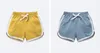 Bébé Shorts Plage D'été Pantalon Filles Coton Solide Shorts Casual Party Pantalon Cordon De Mode Boutique Pantalon Rayé En Plein Air Pantalon A6095