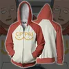 Erkek Hoodies Tişörtü Anime Bir Punch Adam Saitama Kostümleri Oppai Hoodie Kazak Mens Harajuku Erkek Fermuar Ceketler Uzun Kollu Tops