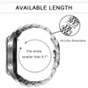 Нержавеющая сталь 316L ремешок + металл Зажим для Samsung Galaxy Watch 46мм SM-R800 передач S3 Замена диапазона ремешок на запястье браслет CJ191225