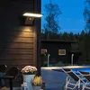 Luci solari da esterno 90 LED Luci con sensore di movimento solare con luci da parete solari impermeabili potenziate grandangolari per porta d'ingresso del recinto del giardino