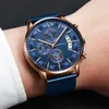 2019 orologi da uomo elegante maschile crrju marchio blu sport impermeabile militare orologio men039s a maglia casual orologio in quarzo reloj hombre7149345