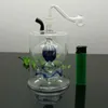 Pipas para fumar bongs Fabricación Cachimba soplada a mano Big Belly Bola de colores Filtro Vidrio Agua Botella de humo