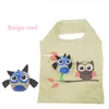 Mignon dessin animé hibou sac à provisions réutilisable voyage pliable sacs d'épicerie fourre-tout sac à main écologique cuisine Organisation sacs de rangement