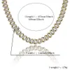 14mm Men Women HipHop MIAMI CUBAN LINK Chain Necklaces Casting Fully Micro Cubic Zirconia Clasp ICED OUT Bling DJ Rapper Jewelry 18"/22"