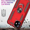 iPhone의 하이브리드 견고한 충격 방지 갑옷 스탠드 사례 14 14 13 12 11 11pro XR Samsung S10 Plus Metal Ring Magnetic Car Holder Cover