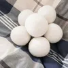 Secador de Lã Bolas Amaciante de Tecido Natural Reutilizável Premium 2,75 polegadas Estático Reduz Ajuda a Secar Roupas na Lavanderia Mais Rápido LX6117