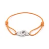 Frankrike Smycken Dinh Van Armband för kvinnor Mode Smycken 925 Sterling Silver Rope Handcuff Bracelet Menottes