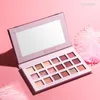 Pearlescent 18 color eyeshadow palettes desert rose eye shadow disc marble makeup plate