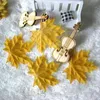 HT 1000PCS Automne Feuilles de soie Favoris Favoris Automne Maple Feuille