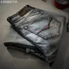 AirGracias Retro Nostalgia Denim Jeans Plus Tamanho 28-40 Homens Casuais Calças Longas Calças Marca Biker Jean C19040401