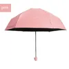 2018 Hot Capsule Case Parasol Ultra Light Mini Składany Parasol Compact Pocket Parasol Wiatroodporny Deszcz Sun Parasole Bez Pakietu 9szt