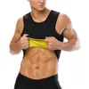 Men's Sauna Vest Ultra Sweat Hot Shaper Shirt thermo Neoprene Sweat Shaperwear Slimming Waist Trainer Corsets Fashion Gym wear