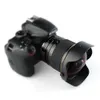 Lightdow 8mm F / 3.5 Ultra Nikon DSLR Yarım Çerçeve Kameralar için geniş Mercek Balık Gözü Lens Aspherical Dairesel Kamera Lens