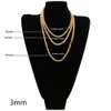 Iced Out Tennis Chain Men Women Choker Necklace Luxury Hip Hop Bling 1 Row 3MM/4MM Necklaces Sumptuous High Grade Fashion Jewelry Gifts