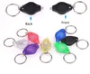 Mode Mini ficklampa Billiga UV Pengar Detektor Led Keychain Light Multicolor Små present 395nv Keyring Torch med Batteri Partihandel