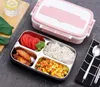 Puntenza portatile Bento Box Box Food 4-Compartment 3 Grids Lunch Box Thermal For Food 304 Acciaio inossidabile Box per bambini