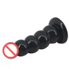 Big Anal Dildo 5 Beads Ball Butt Plug med Strong Suction Cup Anal Massage Sex Toys for Women Men Adult Product4300308