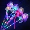 Kinderen Speelgoed Led Ballon Magic Light Sticks Party Decoratie Emitting Stick Kid Bowknot Luminous Handheld Ballon Wedding Valentine Gift