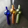 Color glass suction nozzle   , Wholesale Glass Bongs Accessories, Water Pipe Smoking,