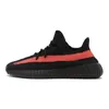 Meilleurs chaussures de course pour femmes de haut pour hommes Kanye West Clay Hyperspace True Form Static Sesame Butter Beluga Black Bred Red Sneakers Taille 36-46