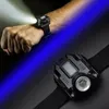 XPE R2 LED Wrist Watch Flashlight Waterproof Running Watch Watch Taktyczne Oświetlenie Zegarek Z Czasem LED Wyświetlacz Wbudowany bateria