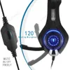 Cuffie da gioco GM-1 Cuffie da gioco regolabili da 3,5 mm Auricolari Cuffie con microfono Luce a LED per PS4 Phone PC