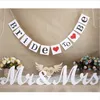 Wedding Letters MRS Drewniane litery Wedding Top Stół Znak Prezent Dekoracje Ślubne Dekoracje Photo Booth Rekwizyty