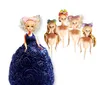 Stampo per torta per bambole in plastica Bobbi Doll Toppers Dress Cake Doll Strumenti per decorare torte di compleanno Decorazione di nozze