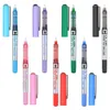 7 pièces 7 couleurs 0.38mm pointe Fine Gel stylo couleur encre stylo roller affaires bureau école cadeau1