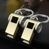 Promotional Gifts Keychain Högkvalitativ Antik Guldpläterad Små Whistle Key Chain till salu