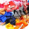 Baby Stripe Bow Hairpins 3 pouces Girls Mini Designer Bowknot Hair Clips Children Barrets Barrets Kids Party Travel Hair Accessoires 1729956