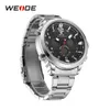 WEIDE Mens Sport Top Luxury Brand Movimento al quarzo Resistente all'acqua Relojes Hombre Fashion Casual Alarm Orologio da polso digitale